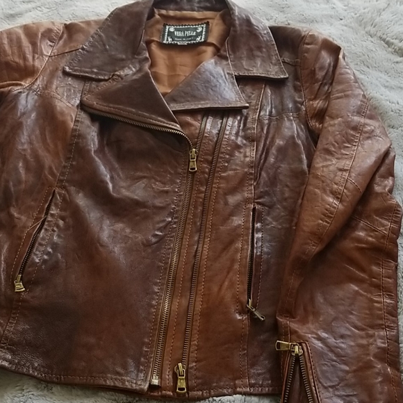 Italian Lamb Skin Leather Jacket - Picture 3 of 6
